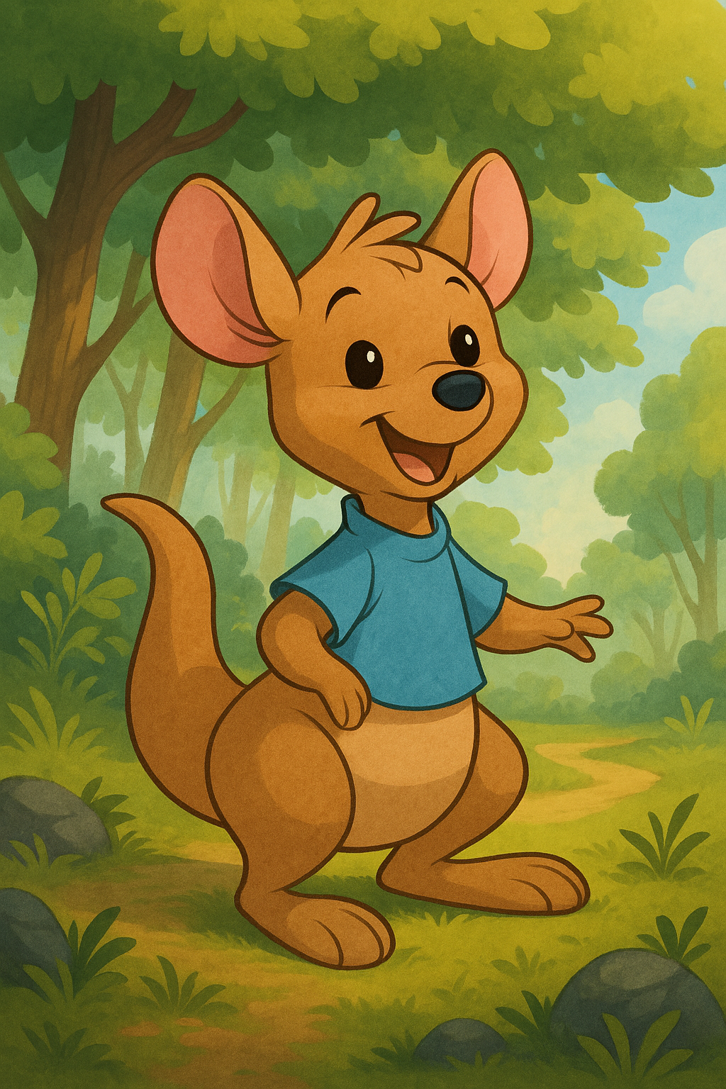 Winnie the Pooh Characters Roo: The Smallest Adventurer in the Hundred Acre Wood | Roovet AI